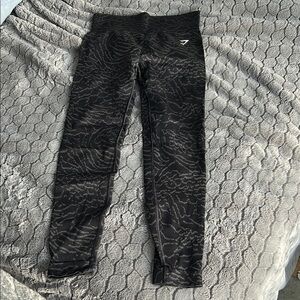Gymshark Black Patterned Leggings